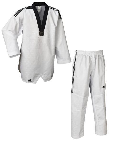 adidas taekwondo anzug schwarzes rever|adidas Grand Master WT Taekwondoanzug .